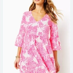 Lilly Pulitzer Jannie V-Neck Swing Dress NWOT